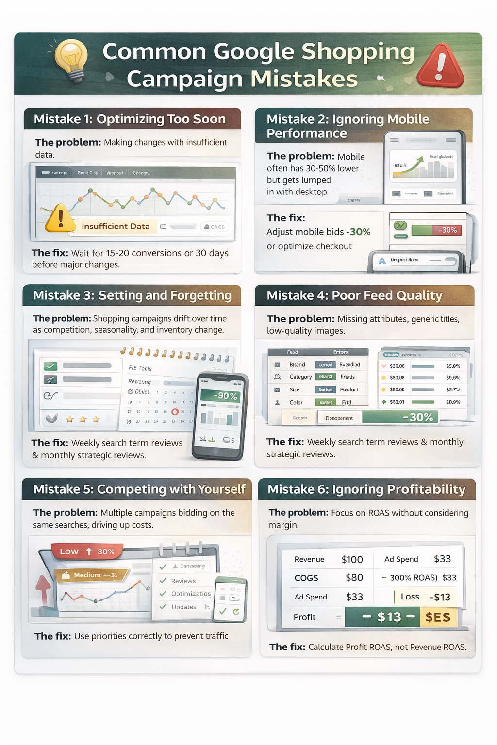 Common google shopping Mistakes