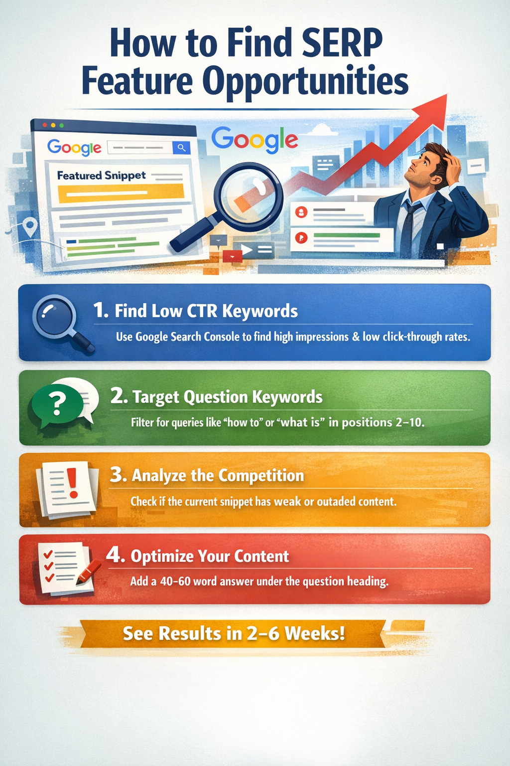 Step to Find Serp Features Opportunities