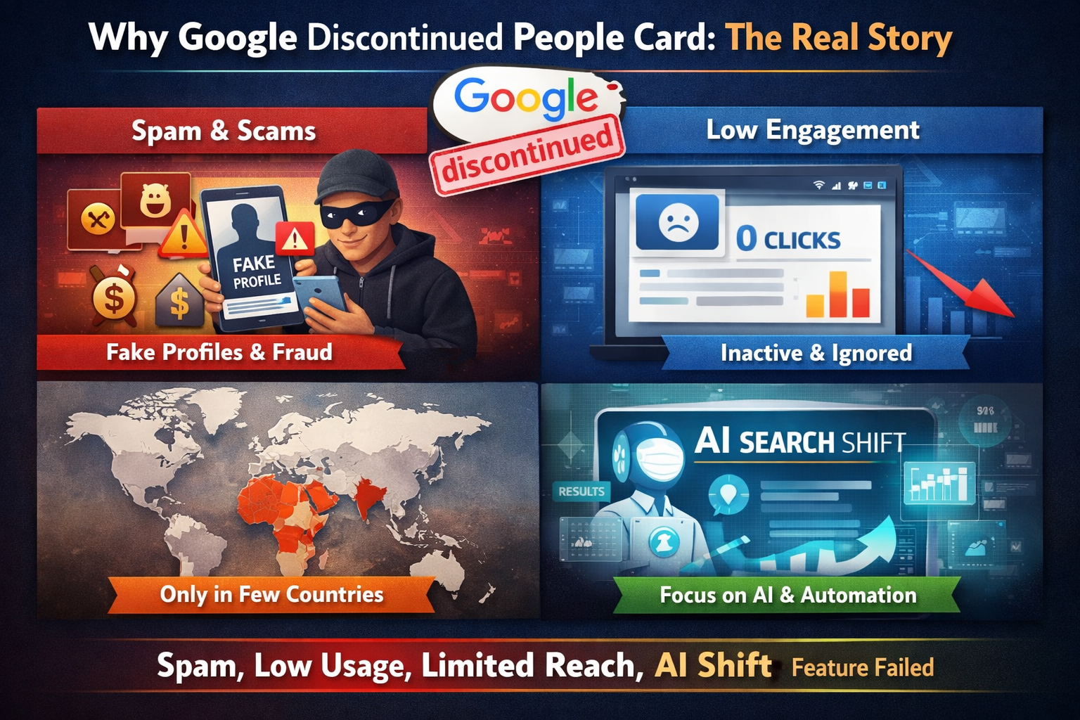 Why Google Discontinued People Card