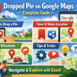 Dropped Pin on Google Maps