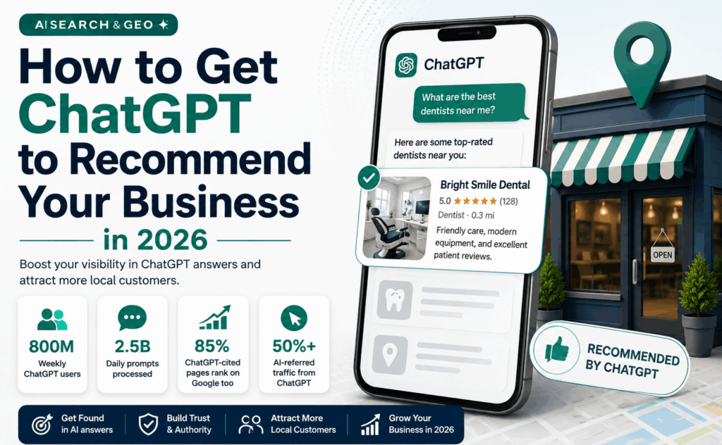 How to Get ChatGPT to Recommend Your Business in 2026
